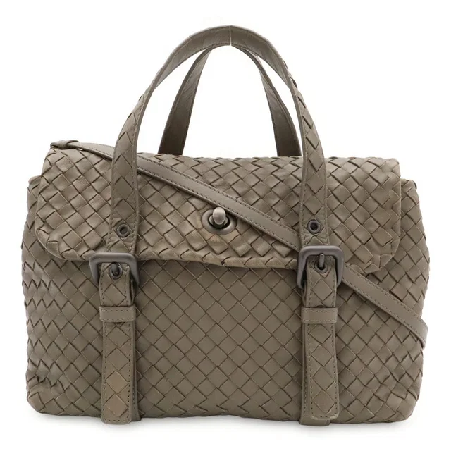 Bottega Veneta Intrecciato Leather 2way Bag in Woven leather from LuxUness