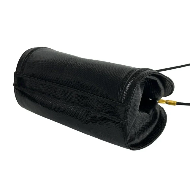 Gucci Lizard Shoulder Bag in Black Lizardskin from LuxUness, photo 8 of 10