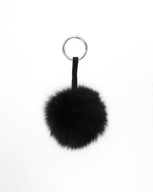 Fendi Pom- Fur Charm in Leather from A Retro Tale, photo 2 of 3