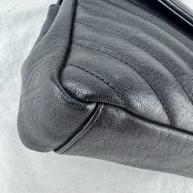 Saint Laurent College Medium Bag in Calfskin leather, Crinkled, Metal from Reowned, photo 8 of 12