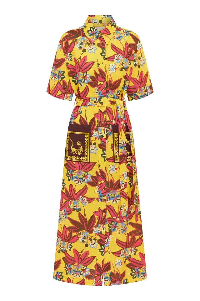2601 - SUMMER 26 LEO EMBROIDERED SHIRTDRESS from Alemais, photo 1 of 1