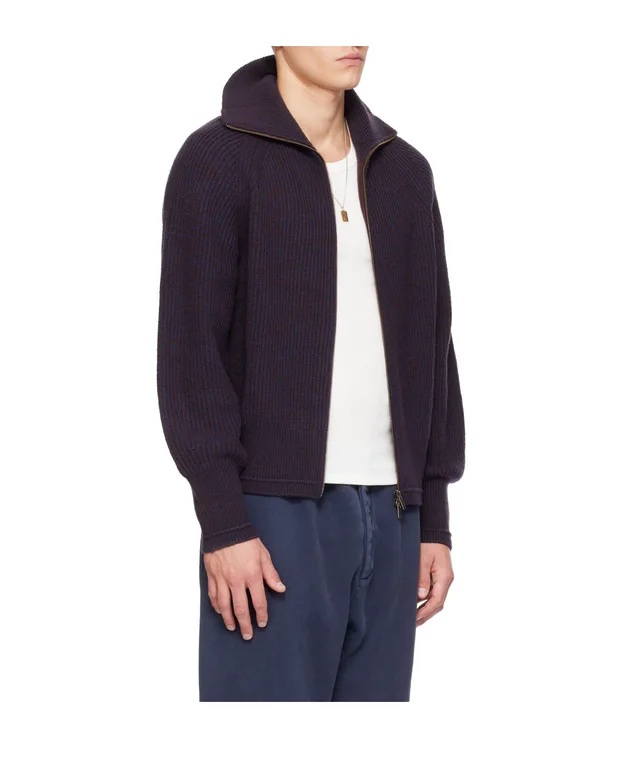 entire studios Zip-Up Knit Cardigan, photo 3 of 4 from SENSER