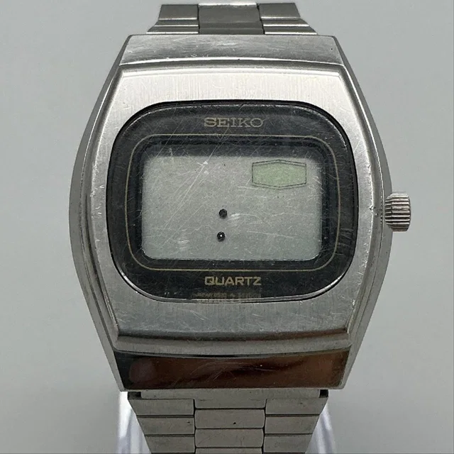 Seiko Vintage 0533-5020 Mens Watch 36mm Gray Dial Digital For Parts Not Running in gray from Poshmark