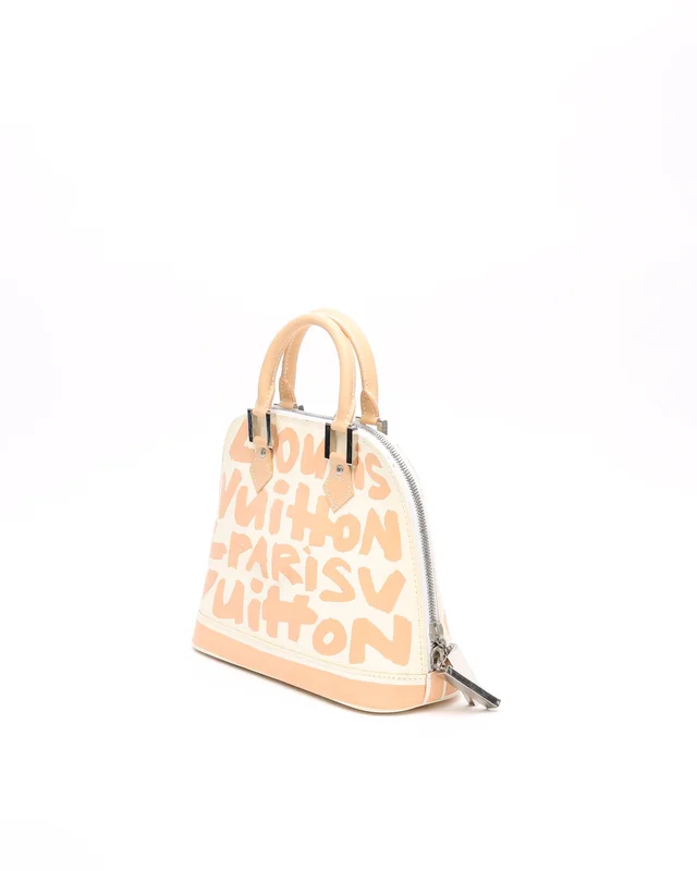 Louis Vuitton Stephen Sprouse Graffiti Alma MM Bag in Leather from A Retro Tale, photo 3 of 11