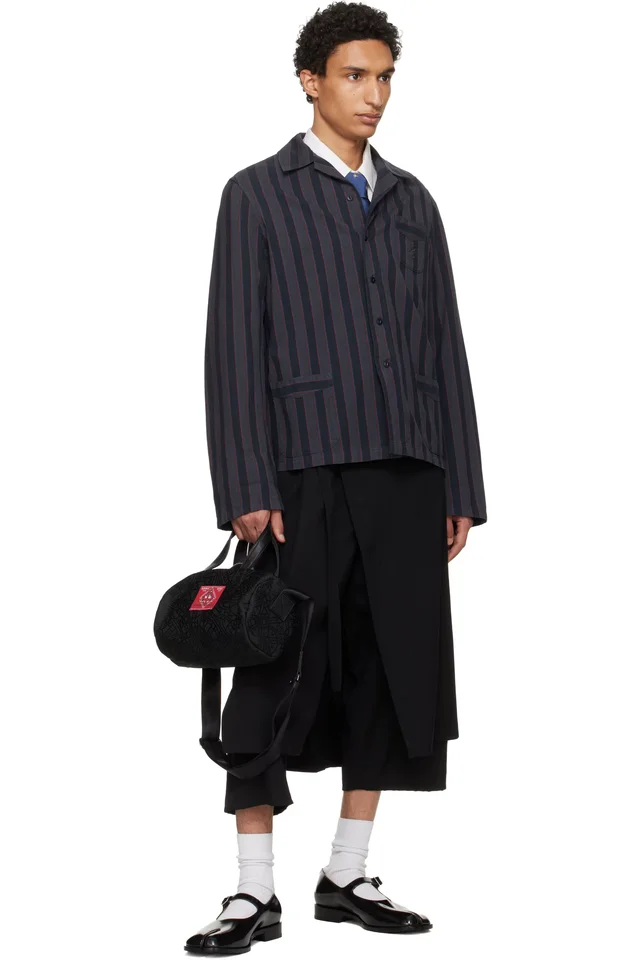 Vivienne Westwood Black Paul Cylinder Crossbody Bag, photo 4 of 4 from SSENSE