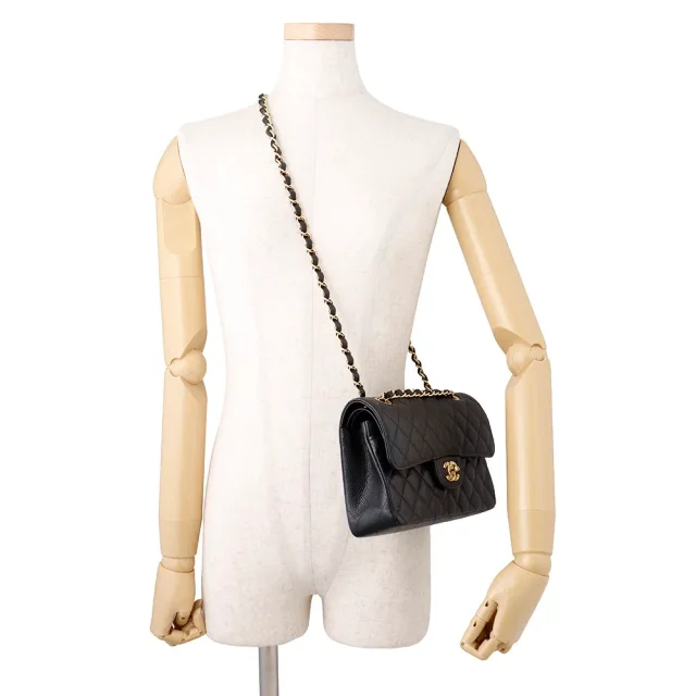 Chanel Matelasse23 Flap Chain Shoulder Bag BlackA01113 Caviar Leather Size 23 in Caviar leather from GALLERY RARE, photo 5 of 18