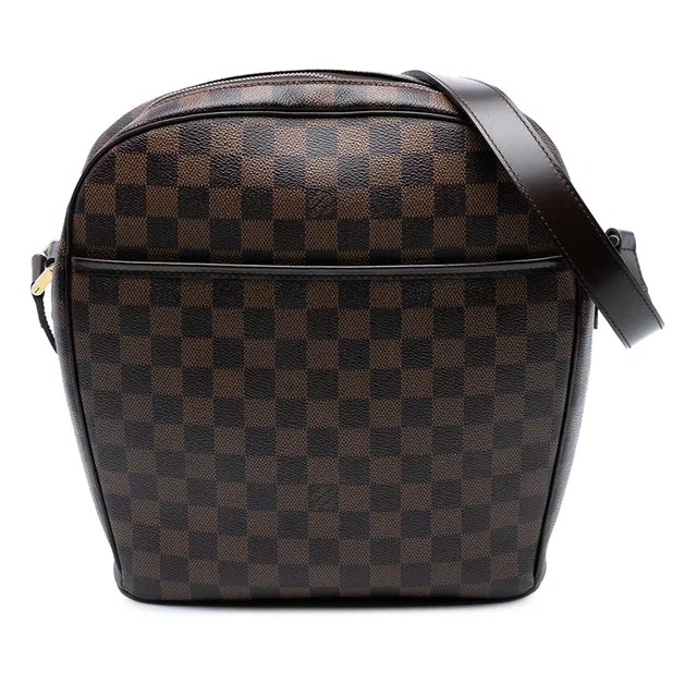 Brown Louis Vuitton Damier Ebene Ipanema GM Shoulder Bag in Brown Canvas from Designer Revival