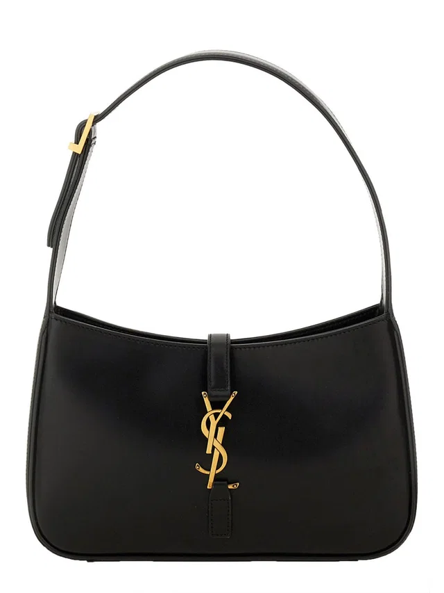 Saint Laurent Hobo Bag — Black Calf Skin in Black Calfskin from HEWI