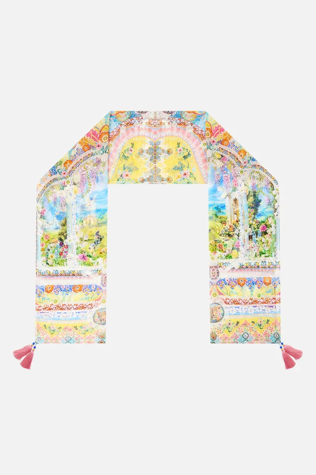 Camilla eBoutique LONG SILK CRINKLE CHIFFON SCARF NAVÀS NOUVEAU from CAMILLA, photo 1 of 1
