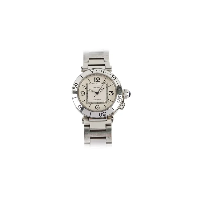 Cartier Pasha Watch 41mm Silver in Silver from The Purse Affair