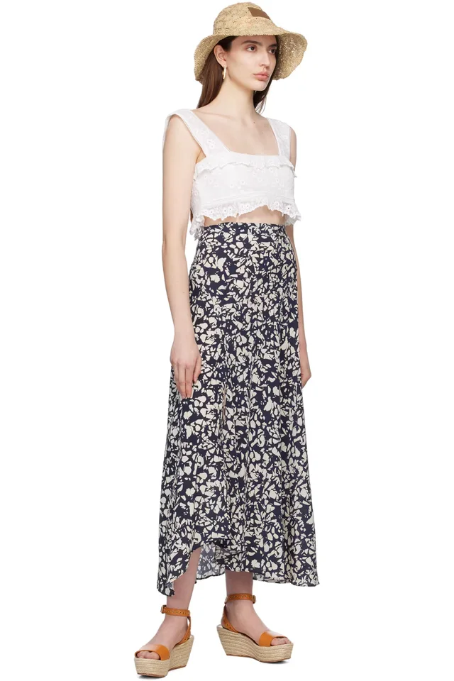 Isabel Marant White Mecelia Tank Top, photo 4 of 4 from SSENSE
