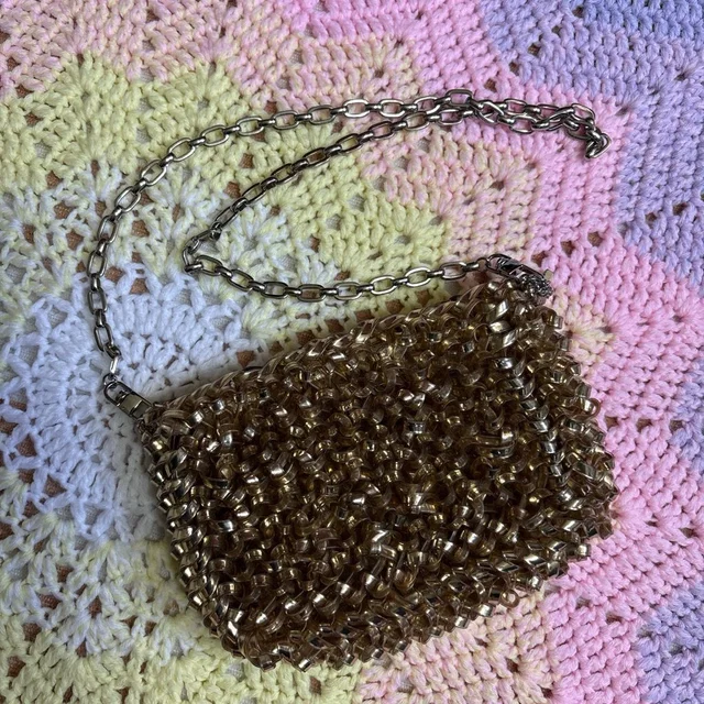 Anteprima Vinyl Woven Purse With Chain Strap in gold Woven leather from Poshmark