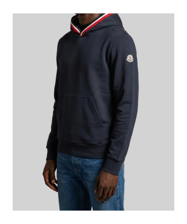 Moncler Logo Patch Long-Sleeved Hoodie, photo 2 of 3 from SENSER