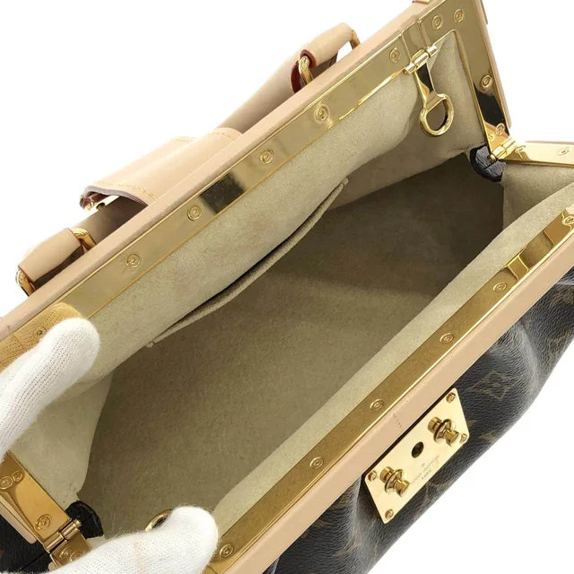 Louis Vuitton Monogram Clutch in Bronze Canvas from LuxUness, photo 9 of 10