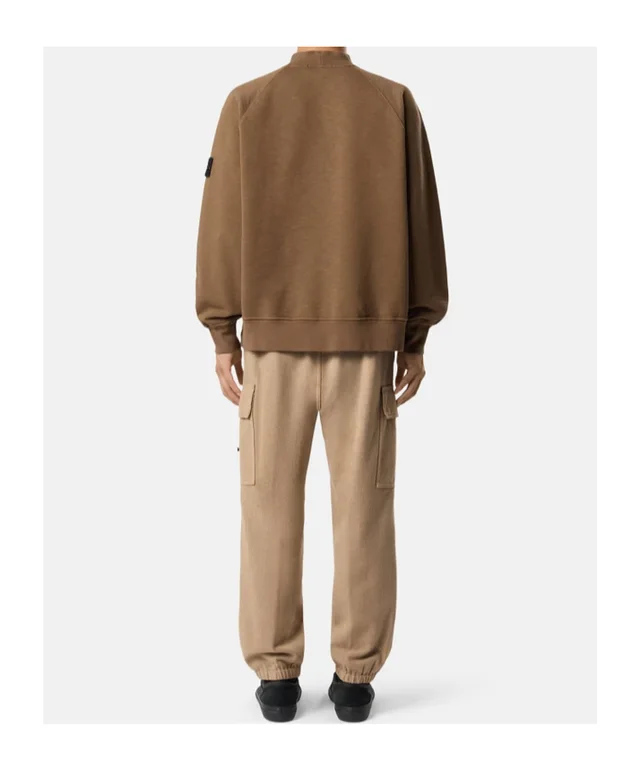Stone Island Oversized-fit mock neck sweatshirt with raglan sleeves, photo 3 of 5 from SENSER