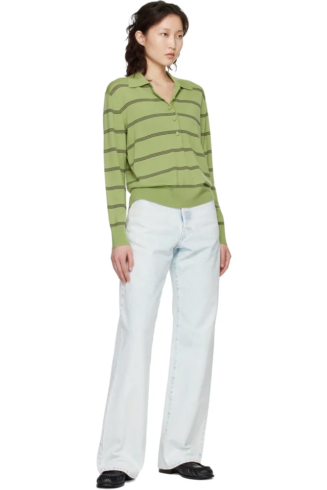 Dries Van Noten Blue Peyton Jeans, photo 4 of 4 from SSENSE