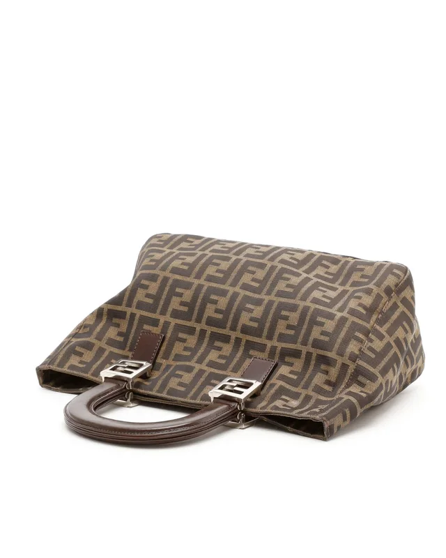 Fendi Small Zucca Tote Bag in Canvas from A Retro Tale, photo 5 of 7