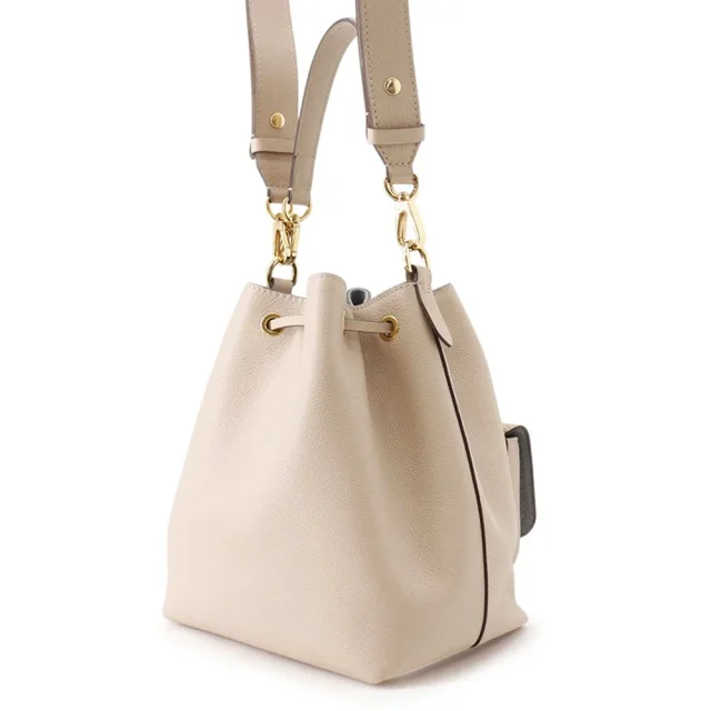Louis Vuitton Lockme Bucket NV BeigeM57688 Leather in Leather from GALLERY RARE, photo 2 of 19