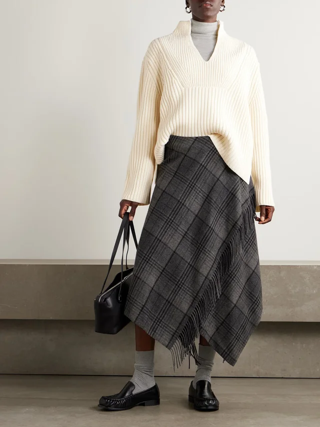 PROENZA SCHOULER WHITE LABEL Meron ribbed wool sweater in White, photo 2 of 2 from NET-A-PORTER (Canada)