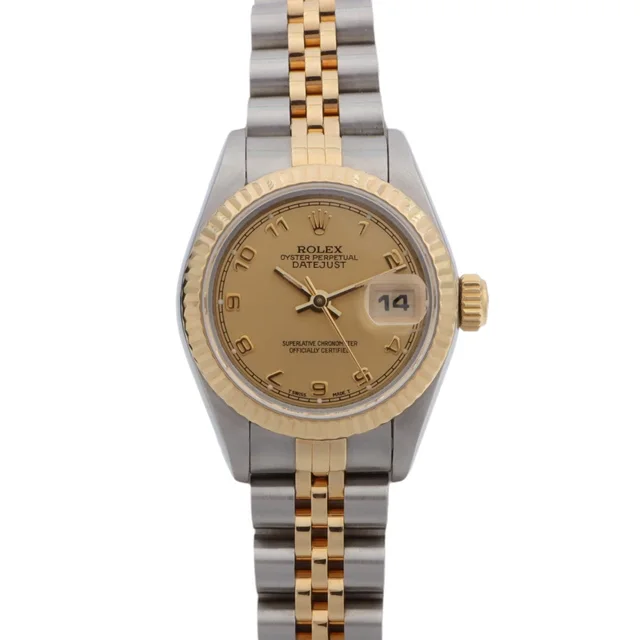 Made around 1994–1995, Rolex Datejust 26mm 69173, automatic, champagne from VINTAGE QOO TOKYO