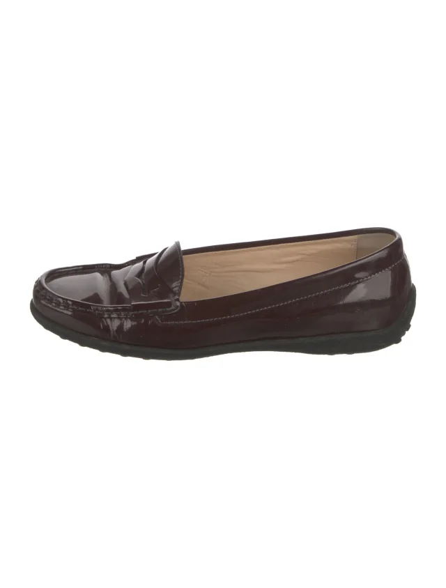 Tod's Patent Leather Loafers in Patent leather from The RealReal