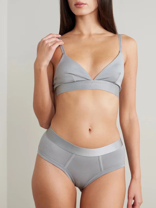 CDLP Set of three stretch-TENCEL Lyocell briefs in Grey, photo 2 of 2 from NET-A-PORTER (Canada)