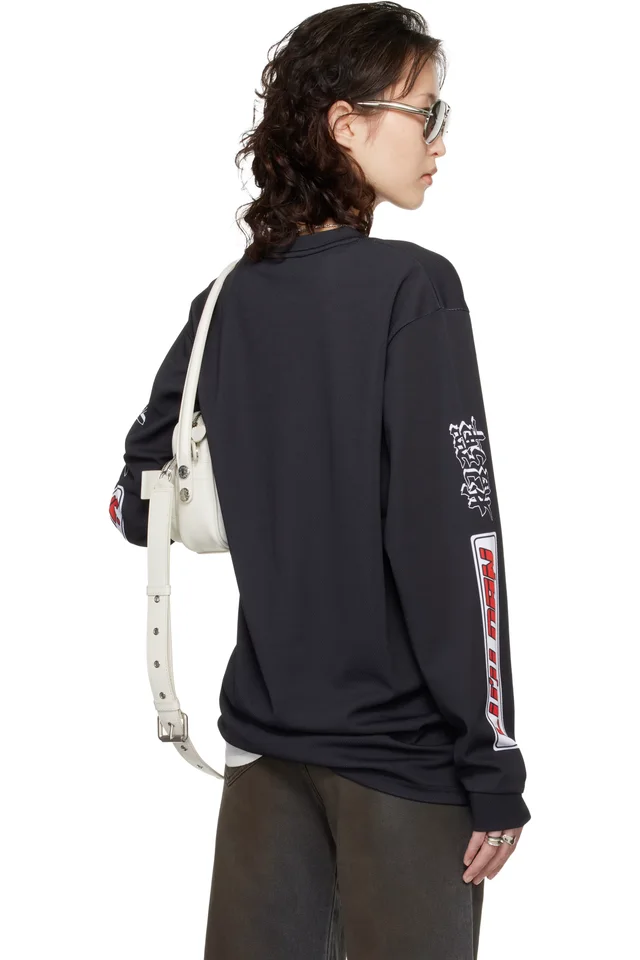 LU'U DAN Black Oversized Long Sleeve T-shirt, photo 3 of 5 from SSENSE