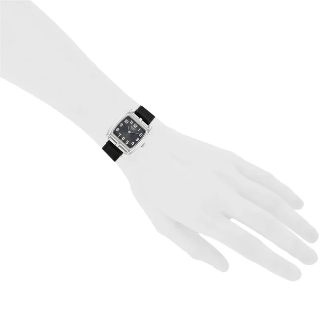 Cape Cod Tonneau steel watch, Ref: Hermès - CT1.210 Circa 2000 in Leather from Collector Square, photo 3 of 3