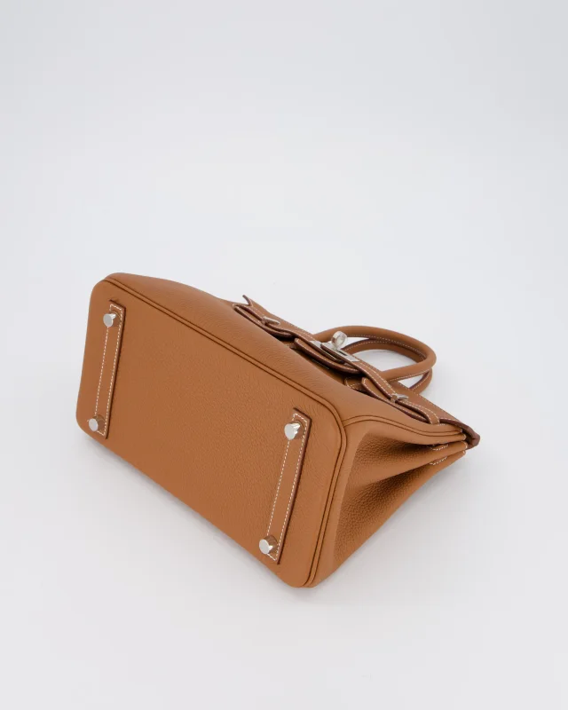 Hermès Birkin 25 Retourne Bag in Gold Togo leather from Sellier, photo 17 of 21