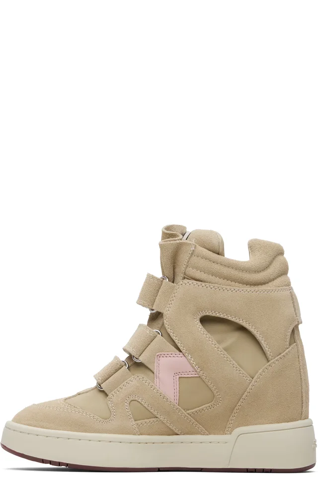 Isabel Marant Taupe IM3 Sneakers, photo 3 of 5 from SSENSE