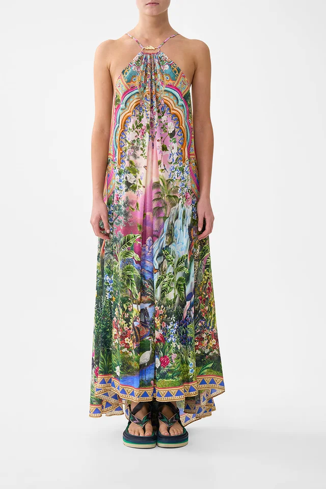 Camilla eBoutique GATHER NECK HARDWARE MAXI DRESS TURKISH DELIGHT from CAMILLA, photo 1 of 1