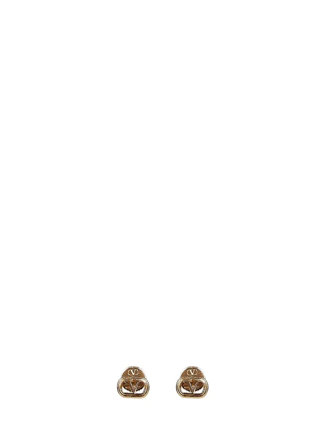 Valentino Garavani Ovalette Earrings — Gold Brass in Gold from HEWI
