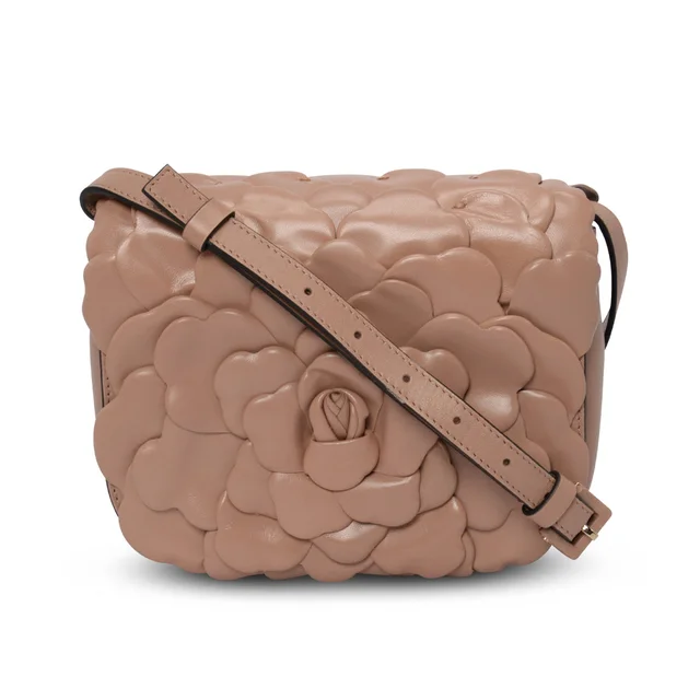 Valentino Garavani Nappa Atelier 03 Rose Edition Small Flap Bag in Rose Cannelle Nappa leather from Blue Spinach