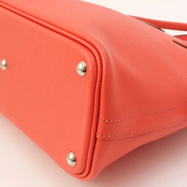 Hermès 2012 Bolide 27 Rose Jaipur in Pink Epsom leather from VINTAGE QOO TOKYO, photo 9 of 12
