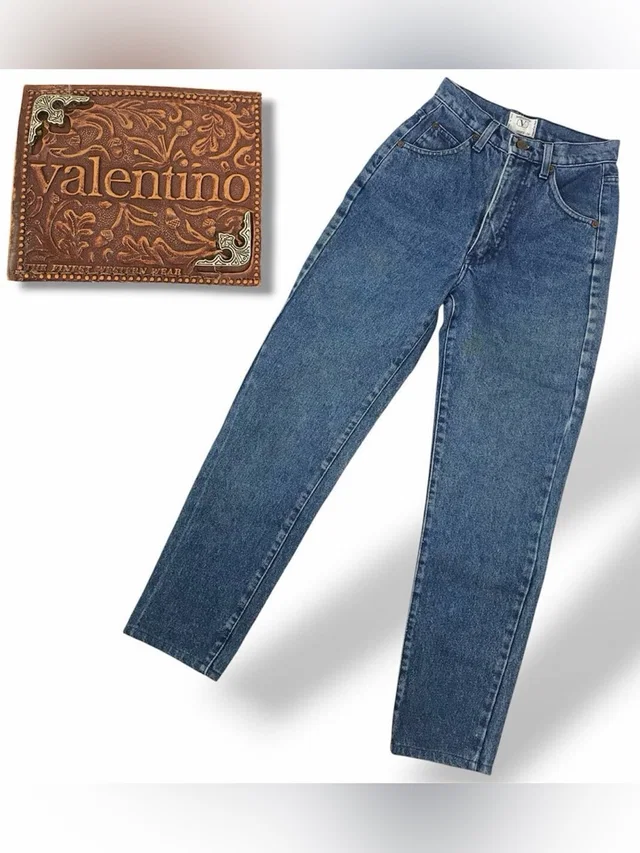 Valentino Garavani Vintage Denim Jeans in blue Denim from Poshmark