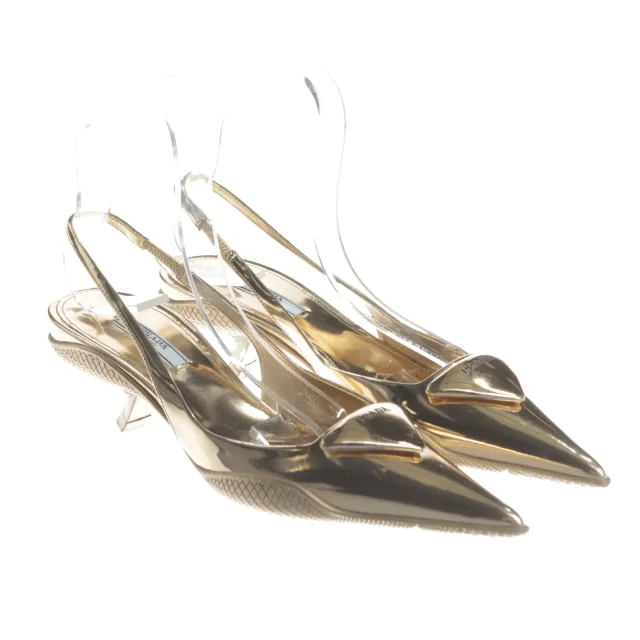 Prada Slingbacks EUR 35,5 Gold from Buddy And Selly