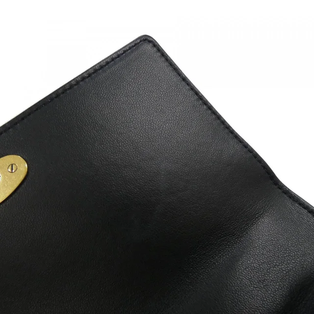 Dior Pouch in BLACK / GOLD metal fittings leather from KOMEHYO, photo 8 of 8