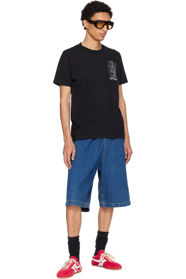Off-White Black Big Double Arrow Slim T-shirt, photo 4 of 4 from SSENSE