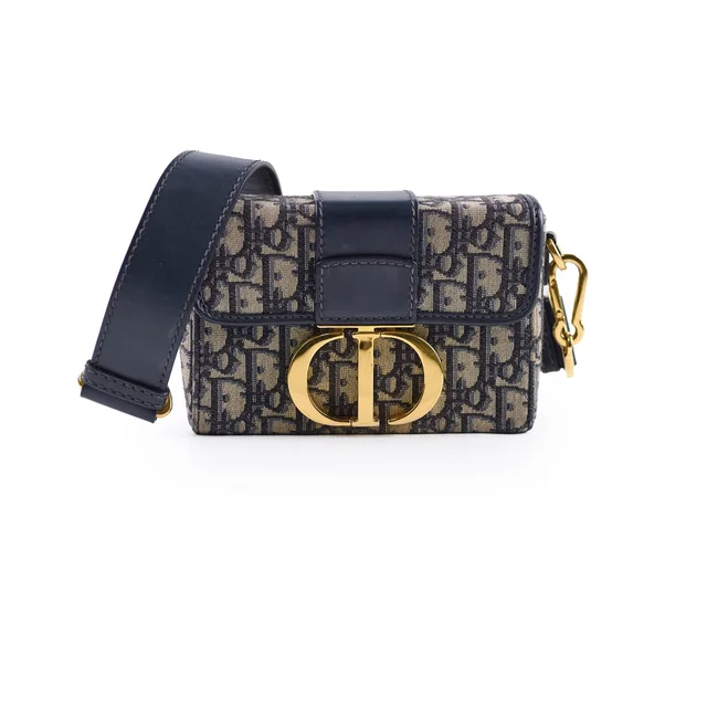 Dior Oblique 30 Montaigne Mini Bag in Canvas from The Purse Affair