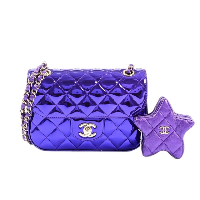 Chanel Shoulder Bag Mini Flap in Patent leather from The Reluxe