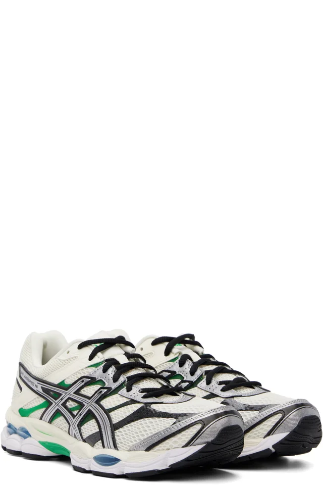 ASICS Beige & Green Gel-Cumulus 16 Sneakers, photo 4 of 5 from SSENSE