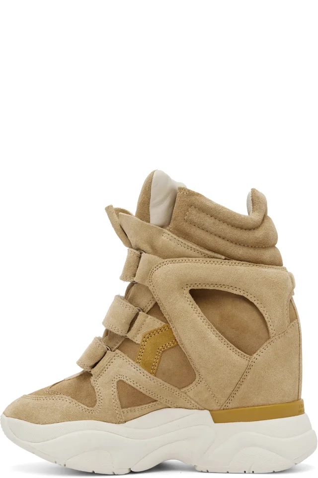 Isabel Marant Tan Balskee Sneakers, photo 3 of 5 from SSENSE