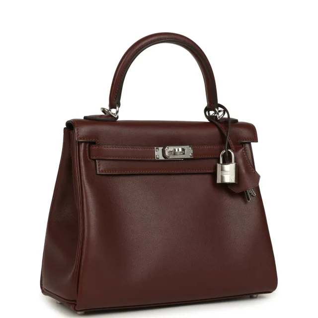 Hermès Kelly Retourne 25 Terre Cheri Palladium Hardware in Calfskin from Madison Avenue Couture, photo 2 of 9