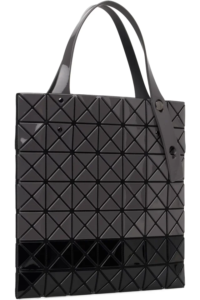 BAO BAO ISSEY MIYAKE Gray Prism Bi-Color Tote, photo 3 of 4 from SSENSE