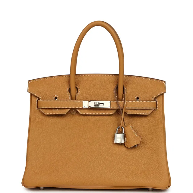 Hermès Birkin 30 Natural Sable Togo Palladium Hardware in Beige Togo leather from Madison Avenue Couture