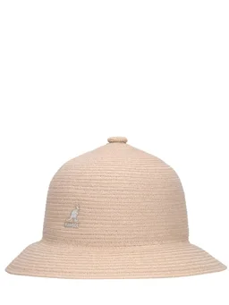 Kangol Bucket hat with pom-pom in 60% Linen, 40% Polyester, 100% Nylon, photo 2 of 6 from LUISAVIAROMA