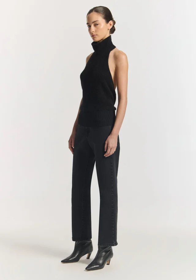 VIKTORIA & WOODS Alberta Knit Top in Black from Viktoria & Woods, photo 1 of 1