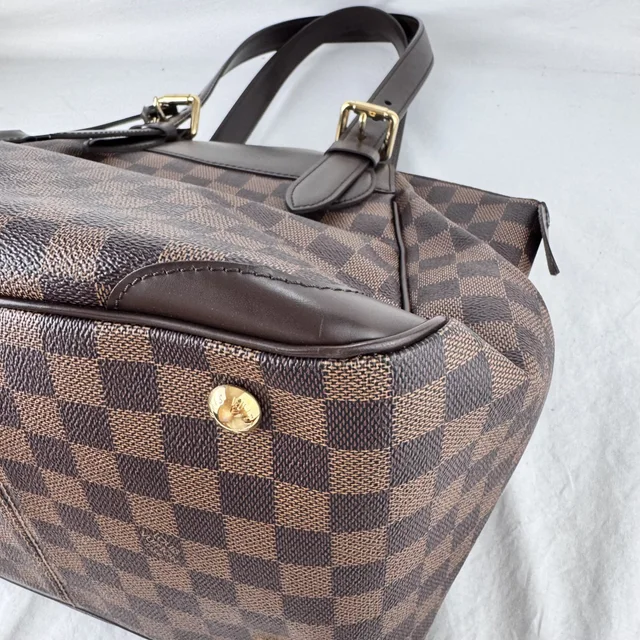Louis Vuitton Verona MM Damier Ebene Bag in Brown Canvas, Leather, Metal from Reowned, photo 7 of 10