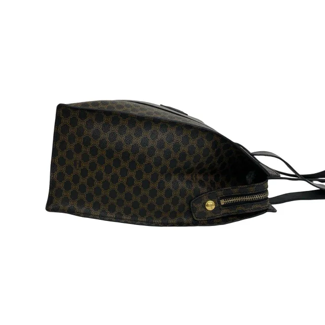 Celine Macadam Leather Tote Bag in Brown Leather from LuxUness, photo 6 of 10