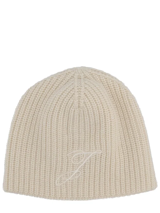 Jacquemus Acu00770ak0_0206110 Hat — White Virgin Wool Winter in White Wool from HEWI